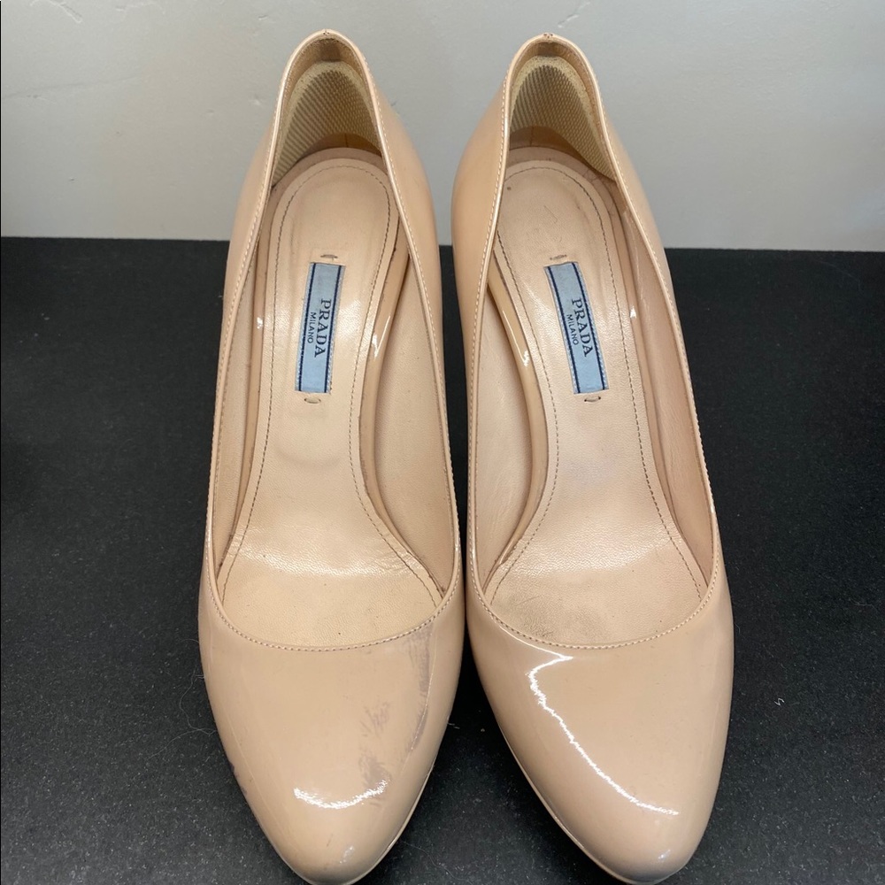 Classic Prada Platform Heels